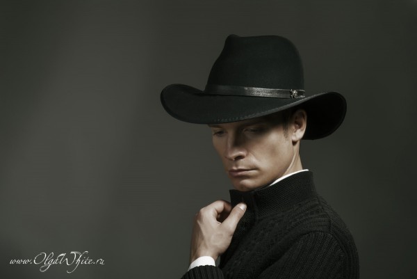 Ковбойская шляпа мужская фетровая-купить в СПб. Фото на мужчине