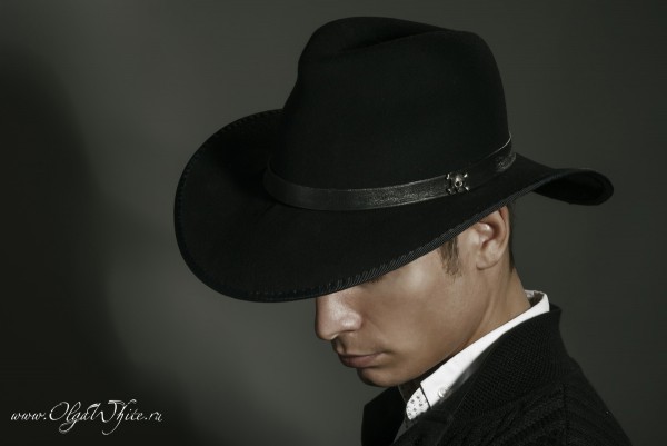 Ковбойская шляпа мужская фетровая-купить в СПб. Фото на мужчине