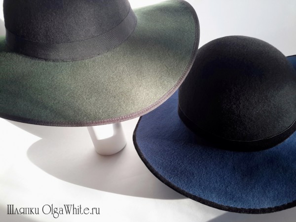 Синяя фетровая шляпа купить интернет-магазине зеленая шляпа Спб Мск